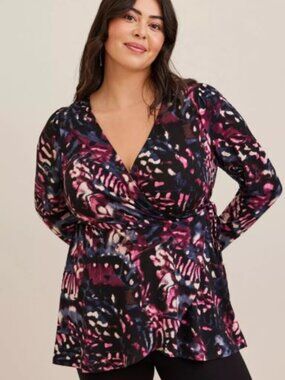 Long Sleeve Wrap Top